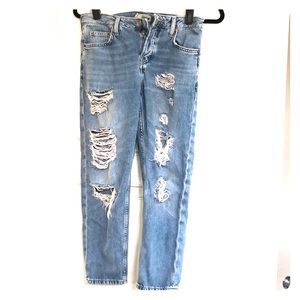 Top Shop Moto Petite boyfriend jeans 25W